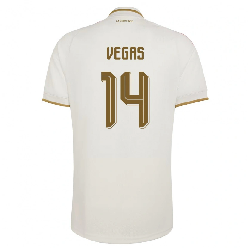 Danxen Kvinnor Venezuela Miguel Vegas #14 Off-White Gul Bortatröja Matchtröjor 26-28 Tröjor T-Tröja