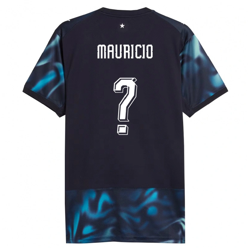 Danxen Kvinnor Paraguay Mauricio #0 Marin Himmelblå Bortatröja Matchtröjor 26-28 Tröjor T-Tröja