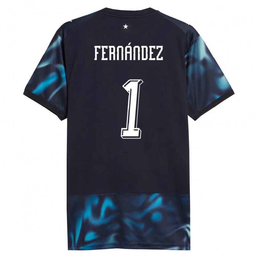 Danxen Kvinnor Paraguay Matías Fernández #1 Marin Himmelblå Bortatröja Matchtröjor 26-28 Tröjor T-Tröja