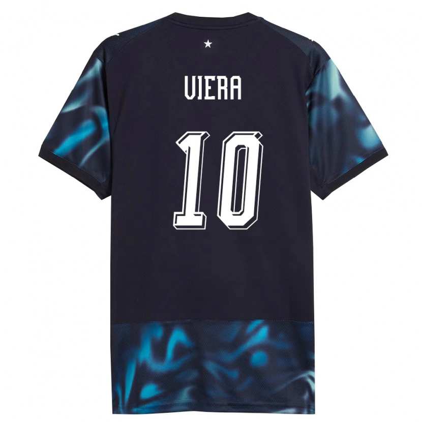 Danxen Kvinnor Paraguay Wílder Viera #10 Marin Himmelblå Bortatröja Matchtröjor 26-28 Tröjor T-Tröja