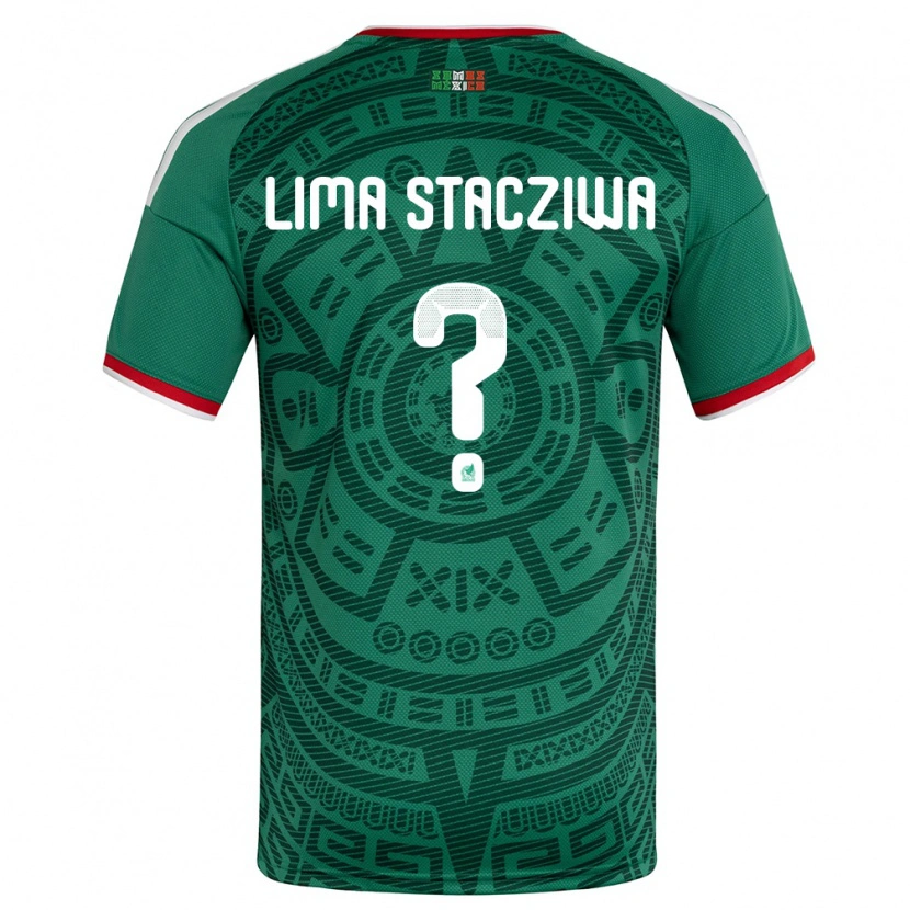 Danxen Barn Mexiko Neo Lima Stacziwa #0 Grön Vit Röd Hemmatröja Matchtröjor 26-28 Tröjor T-Tröja