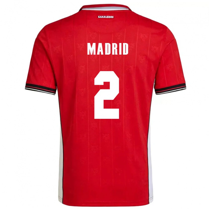 Danxen Barn Panama Dayane Madrid #2 Röd Brun Vit Hemmatröja Matchtröjor 26-28 Tröjor T-Tröja