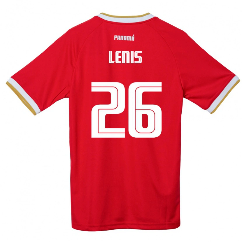 Danxen Barn Panama Kahiser Lenis #26 Röd Brun Vit Hemmatröja Matchtröjor 26-28 Tröjor T-Tröja