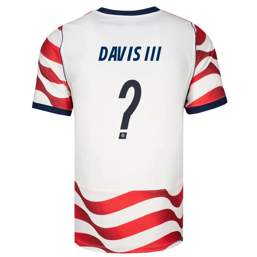 Danxen Barn Usa Eddy Davis Iii #0 Röd Vit Svart Hemmatröja Matchtröjor 26-28 Tröjor T-Tröja