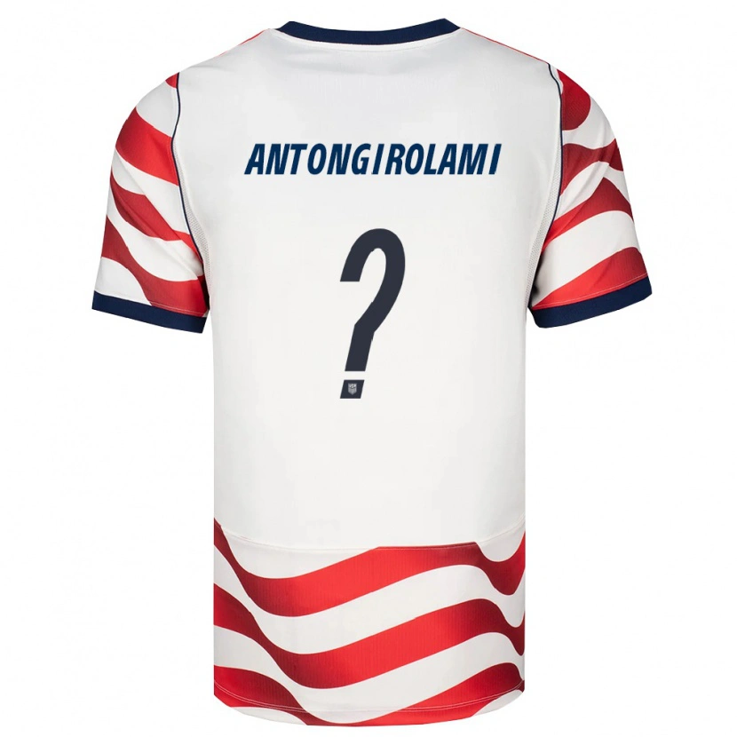 Danxen Barn Usa Luca Antongirolami #0 Röd Vit Svart Hemmatröja Matchtröjor 26-28 Tröjor T-Tröja