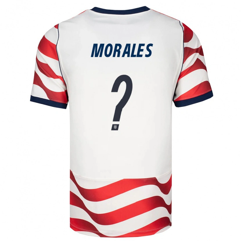 Danxen Barn Usa Christopher Morales #0 Röd Vit Svart Hemmatröja Matchtröjor 26-28 Tröjor T-Tröja