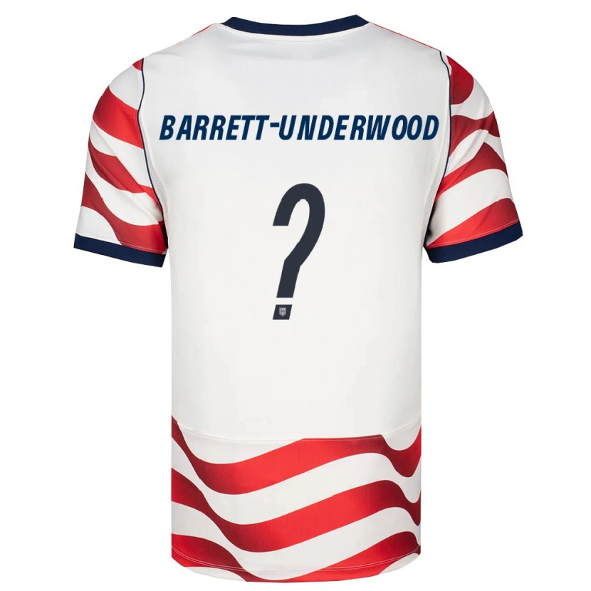 Danxen Barn Usa Keehan Barret-Underwood #0 Röd Vit Svart Hemmatröja Matchtröjor 26-28 Tröjor T-Tröja