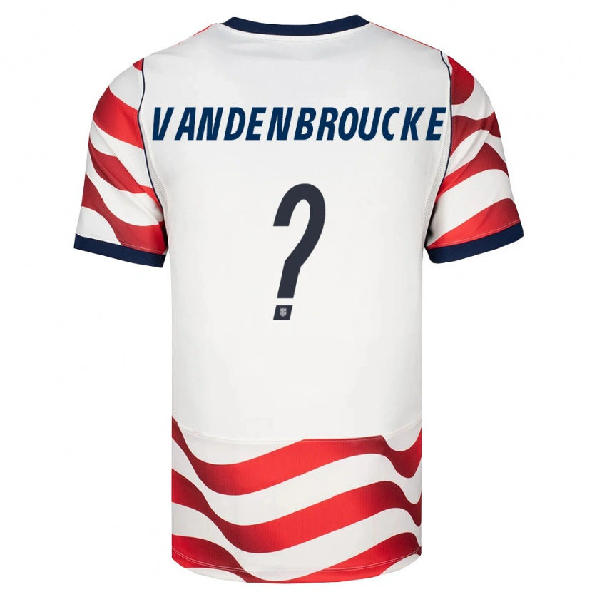 Danxen Barn Usa Victor Vandenbroucke #0 Röd Vit Svart Hemmatröja Matchtröjor 26-28 Tröjor T-Tröja