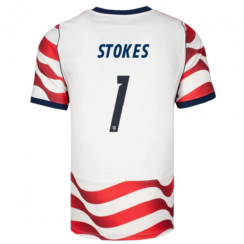 Danxen Barn Usa Aidan Stokes #1 Röd Vit Svart Hemmatröja Matchtröjor 26-28 Tröjor T-Tröja