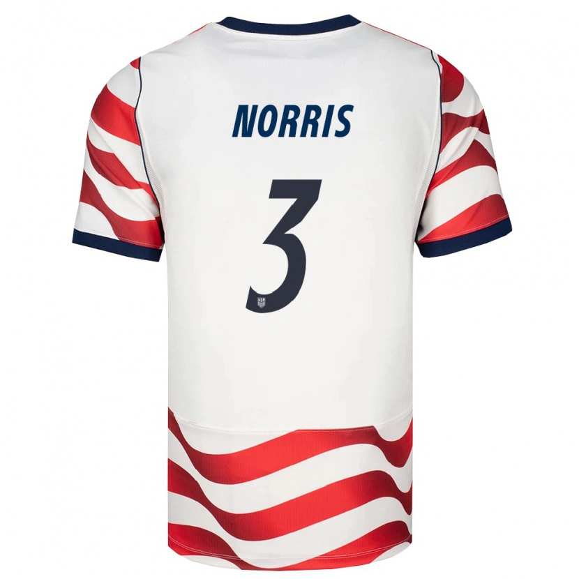 Danxen Barn Usa Nolan Norris #3 Röd Vit Svart Hemmatröja Matchtröjor 26-28 Tröjor T-Tröja