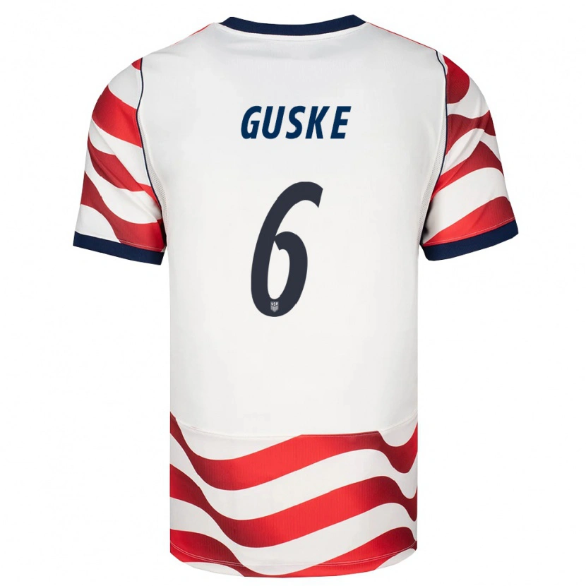 Danxen Barn Usa Colin Guske #6 Röd Vit Svart Hemmatröja Matchtröjor 26-28 Tröjor T-Tröja