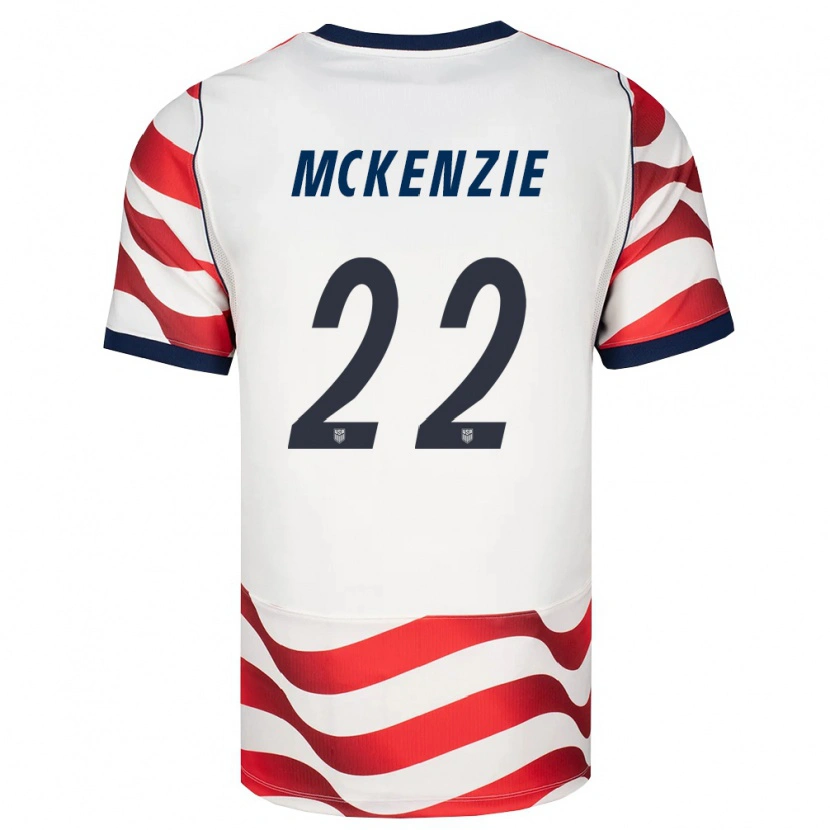 Danxen Barn Usa Mark Mckenzie #22 Röd Vit Svart Hemmatröja Matchtröjor 26-28 Tröjor T-Tröja