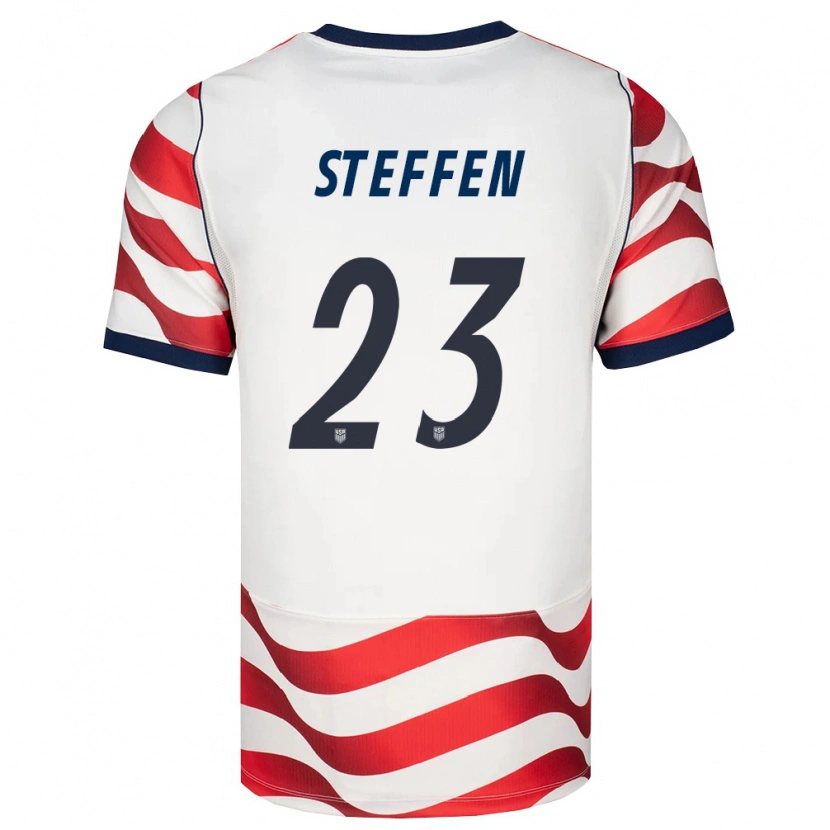 Danxen Barn Usa Zack Steffen #23 Röd Vit Svart Hemmatröja Matchtröjor 26-28 Tröjor T-Tröja
