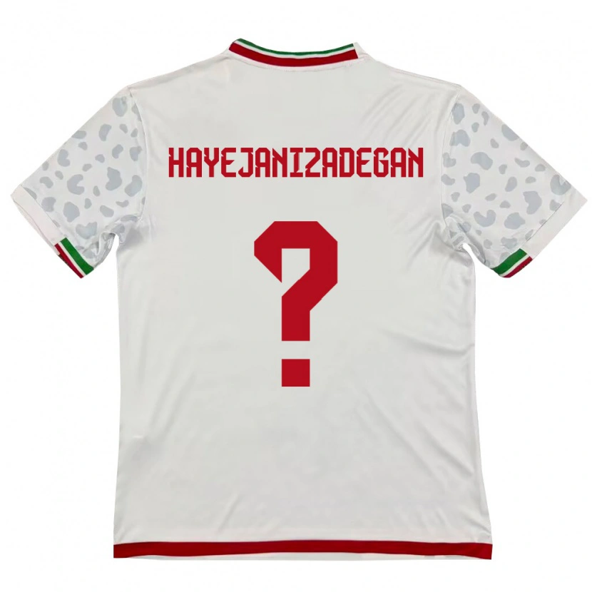 Danxen Barn Iran Iliya Hayejanizadegan #0 Vit Röd Hemmatröja Matchtröjor 26-28 Tröjor T-Tröja