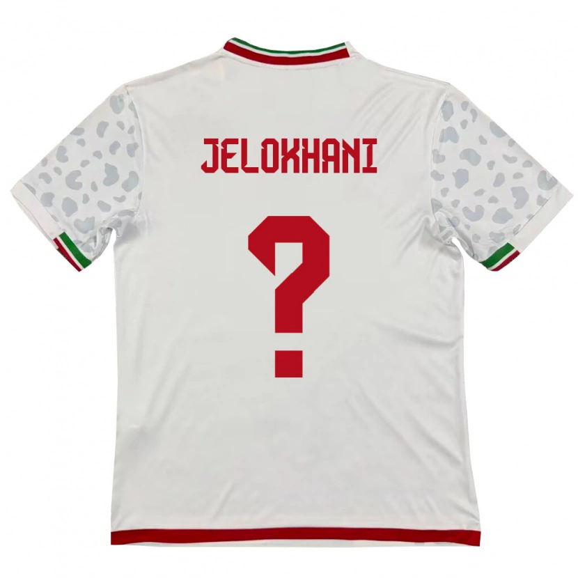 Danxen Barn Iran Ali Jelokhani Niaraki #0 Vit Röd Hemmatröja Matchtröjor 26-28 Tröjor T-Tröja