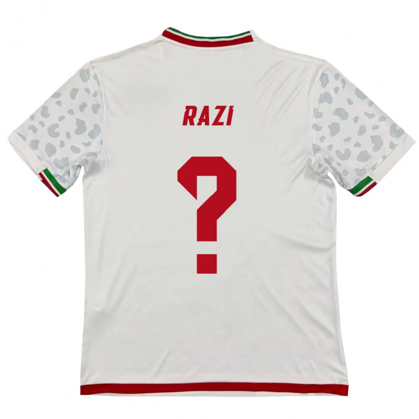 Danxen Barn Iran Vihan Razi #0 Vit Röd Hemmatröja Matchtröjor 26-28 Tröjor T-Tröja