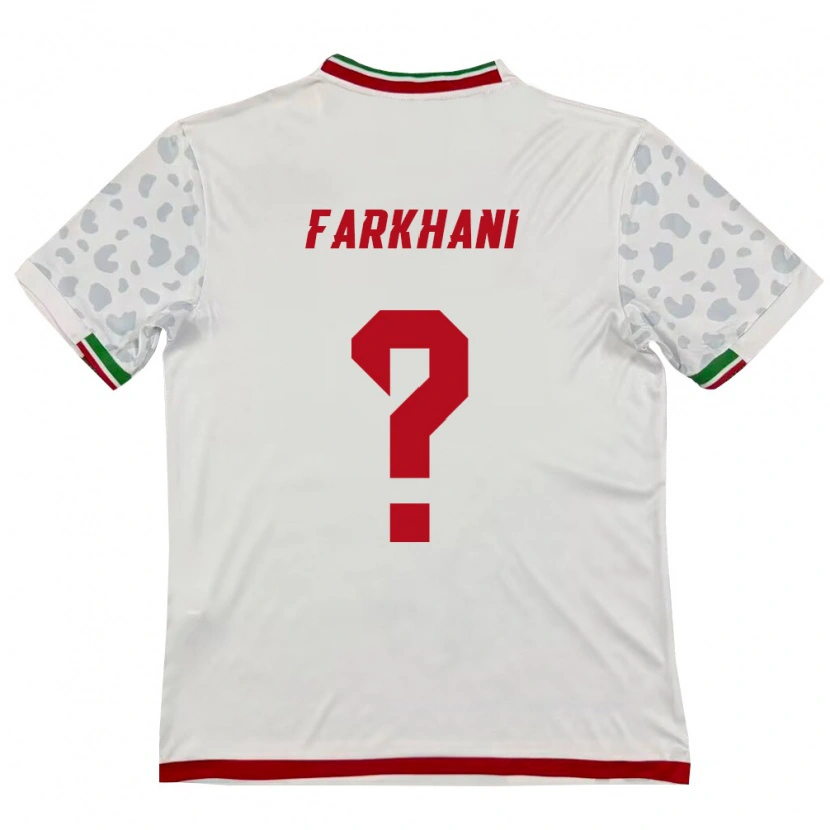 Danxen Barn Iran Morteza Farkhani #0 Vit Röd Hemmatröja Matchtröjor 26-28 Tröjor T-Tröja