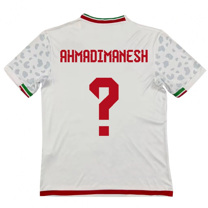 Danxen Barn Iran Iliya Ahmadimanesh #0 Vit Röd Hemmatröja Matchtröjor 26-28 Tröjor T-Tröja