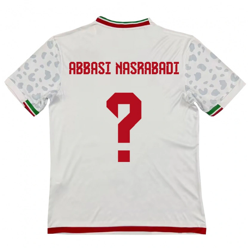 Danxen Barn Iran Mohammadreza Abbasi Nasrabadi #0 Vit Röd Hemmatröja Matchtröjor 26-28 Tröjor T-Tröja