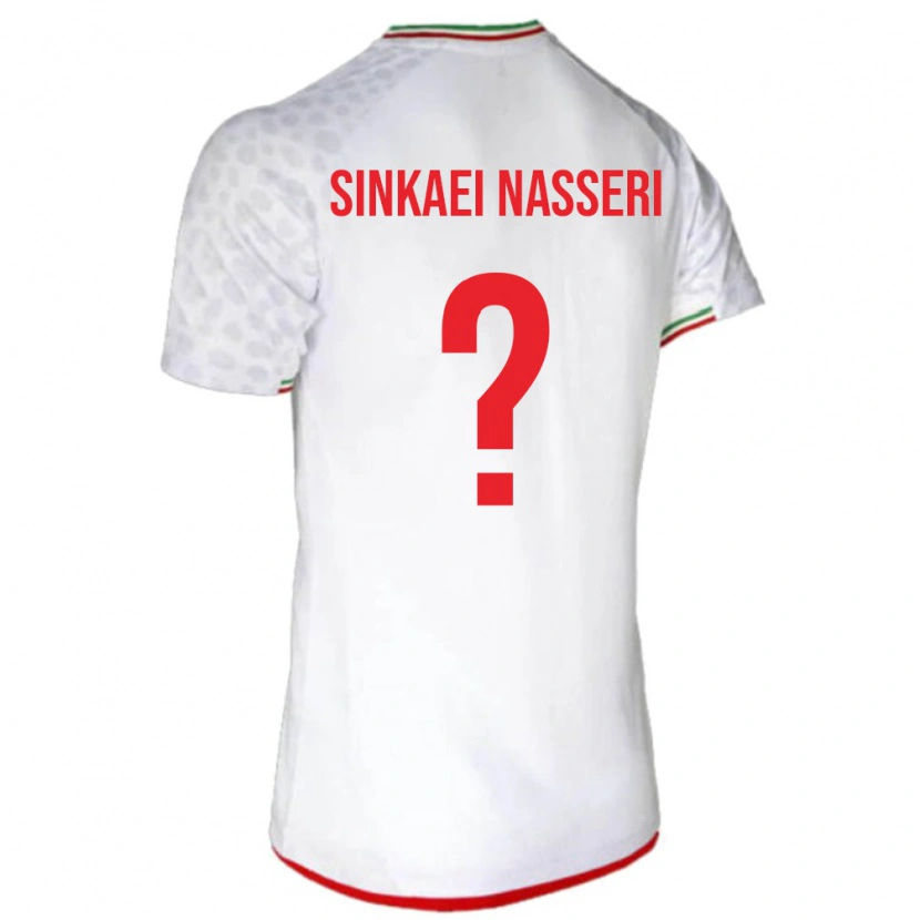 Danxen Barn Iran Amirreza Sinkaei Nasseri #0 Vit Röd Hemmatröja Matchtröjor 26-28 Tröjor T-Tröja