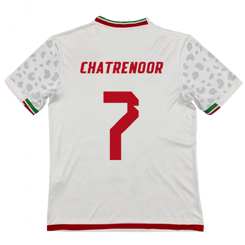 Danxen Barn Iran Afsaneh Chatrenoor #7 Vit Röd Hemmatröja Matchtröjor 26-28 Tröjor T-Tröja
