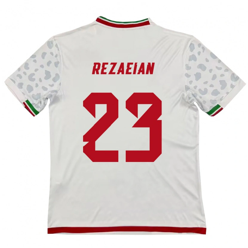 Danxen Barn Iran Ramin Rezaeian #23 Vit Röd Hemmatröja Matchtröjor 26-28 Tröjor T-Tröja