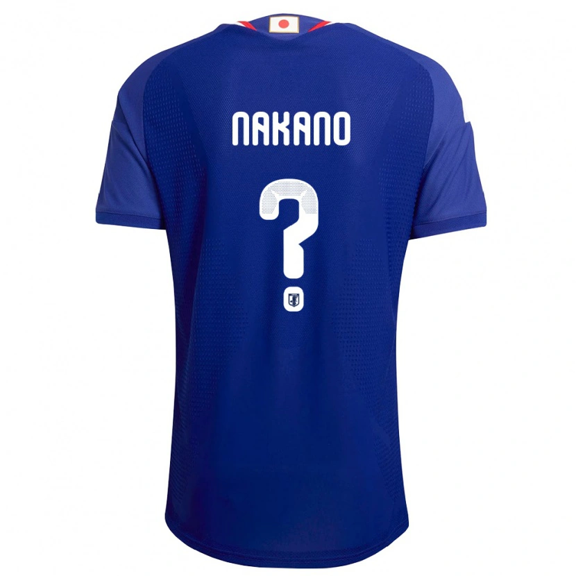 Danxen Barn Japan Haruto Nakano #0 Blå Vit Röd Hemmatröja Matchtröjor 26-28 Tröjor T-Tröja