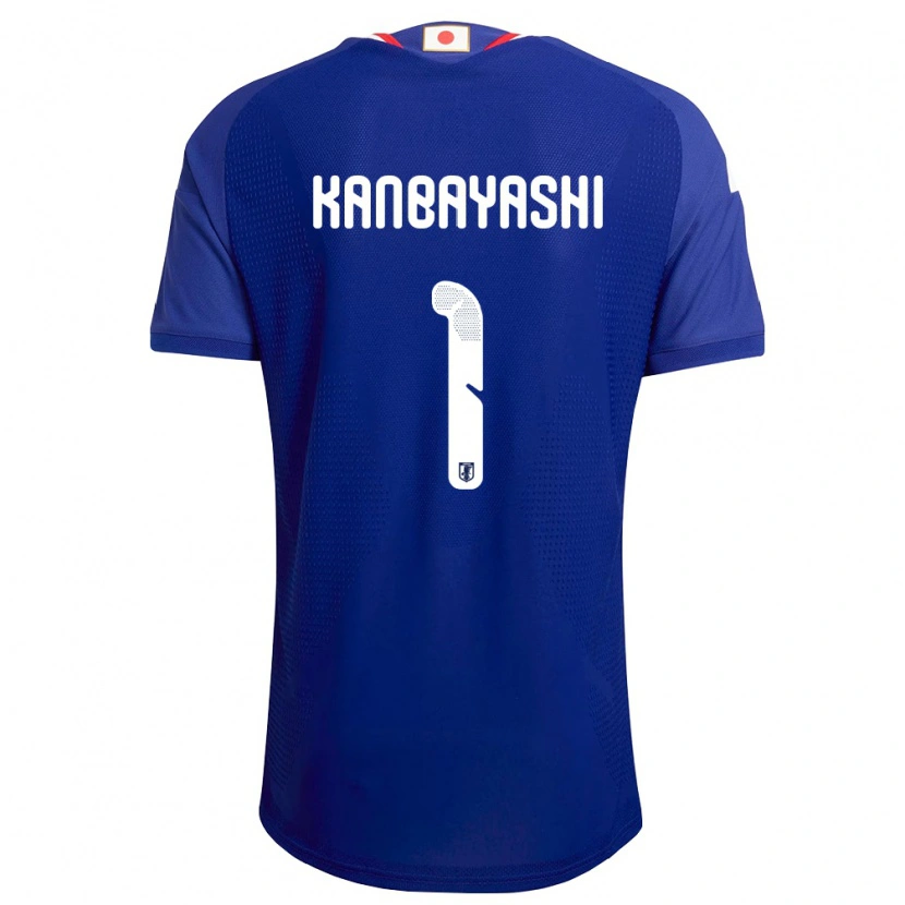 Danxen Barn Japan Taisei Kanbayashi #1 Blå Vit Röd Hemmatröja Matchtröjor 26-28 Tröjor T-Tröja