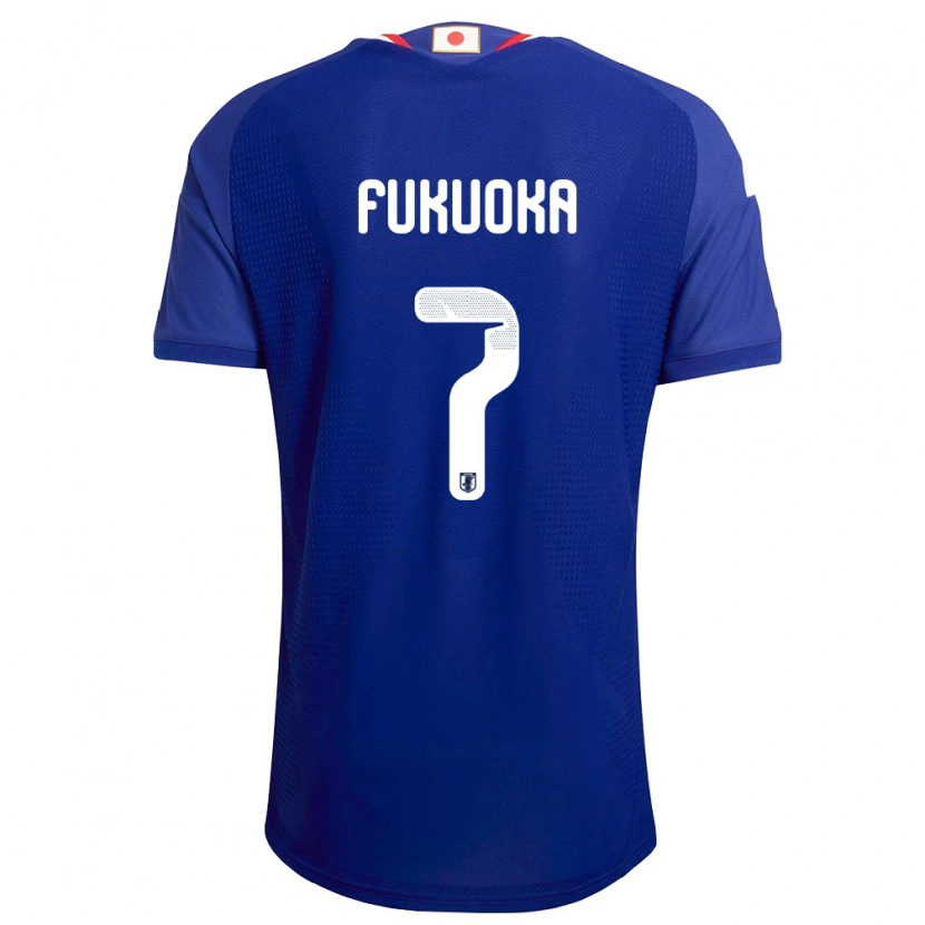 Danxen Barn Japan Yuwa Fukuoka #7 Blå Vit Röd Hemmatröja Matchtröjor 26-28 Tröjor T-Tröja