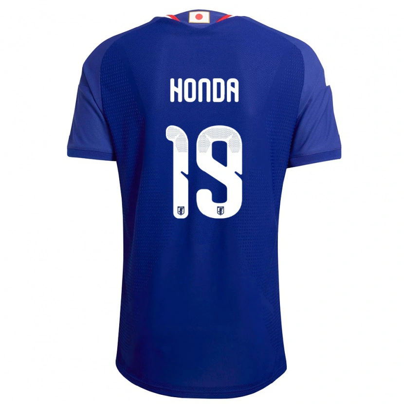 Danxen Barn Japan Fuchi Honda #19 Blå Vit Röd Hemmatröja Matchtröjor 26-28 Tröjor T-Tröja