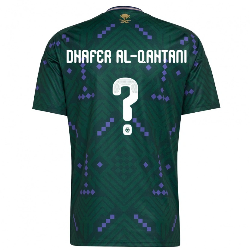 Danxen Barn Saudi-Arabien Abdullah Dhafer Al-Qahtani #0 Grön Lila Vit Hemmatröja Matchtröjor 26-28 Tröjor T-Tröja