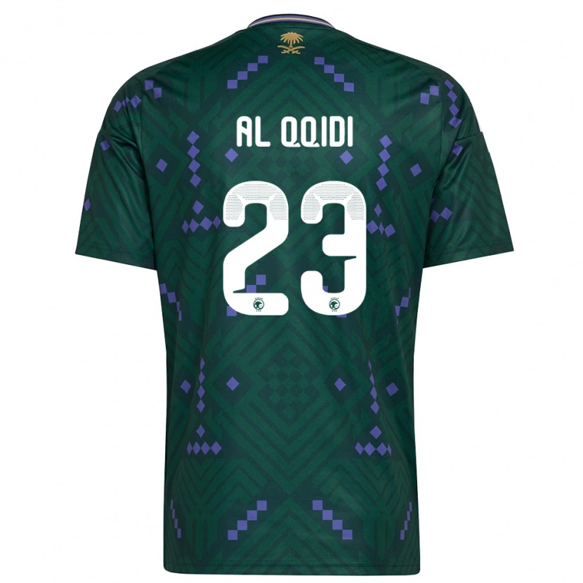 Danxen Barn Saudi-Arabien Nawaf Al Qqidi #23 Grön Lila Vit Hemmatröja Matchtröjor 26-28 Tröjor T-Tröja