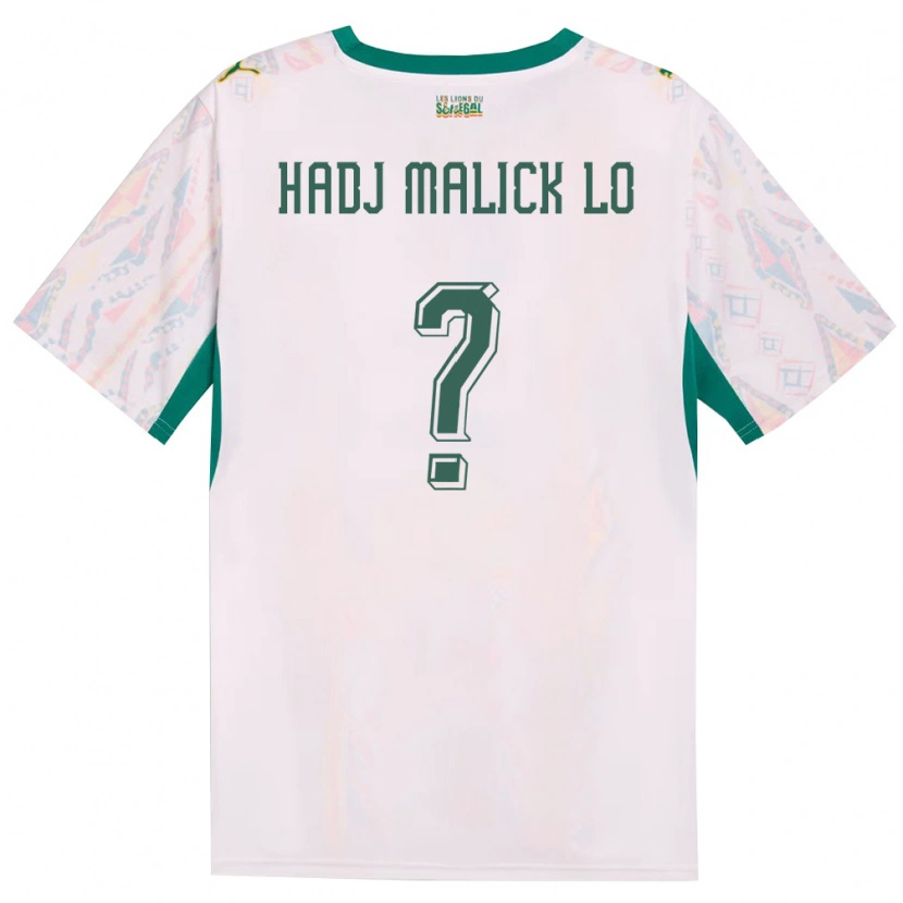Danxen Barn Senegal El Hadj Malick Lo #0 Vit Grön Gul Hemmatröja Matchtröjor 26-28 Tröjor T-Tröja