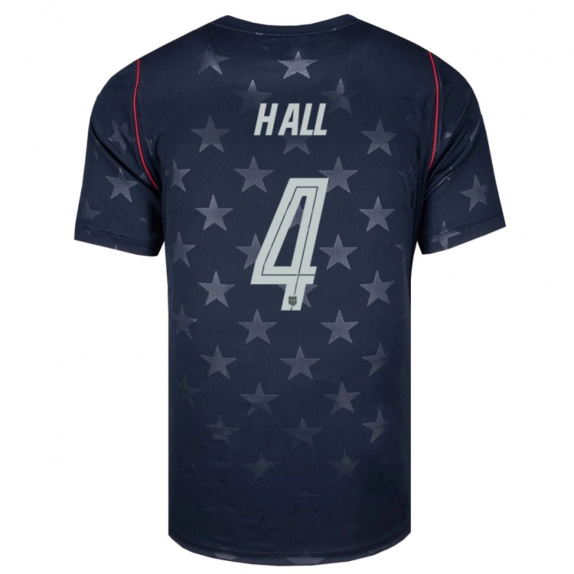 Danxen Barn Usa Tyler Hall #4 Svart Vit Röd Bortatröja Matchtröjor 26-28 Tröjor T-Tröja