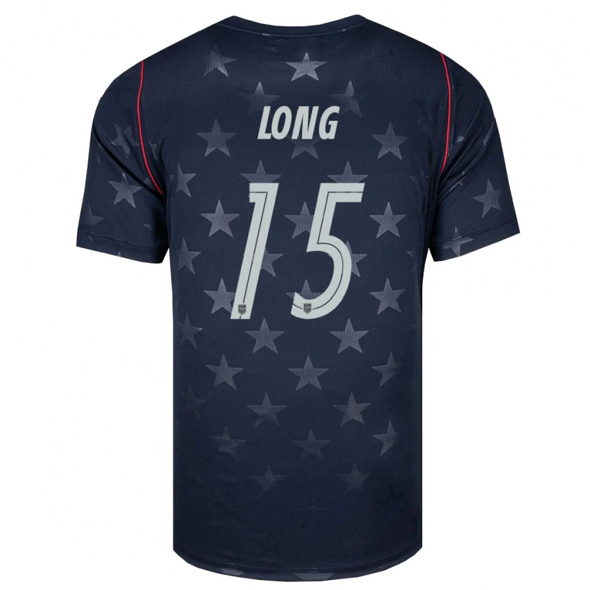 Danxen Barn Usa Aaron Long #15 Svart Vit Röd Bortatröja Matchtröjor 26-28 Tröjor T-Tröja