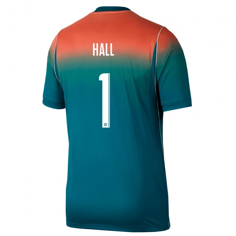 Danxen Barn Australien Steven Hall #1 Grön Rosa Bortatröja Matchtröjor 26-28 Tröjor T-Tröja