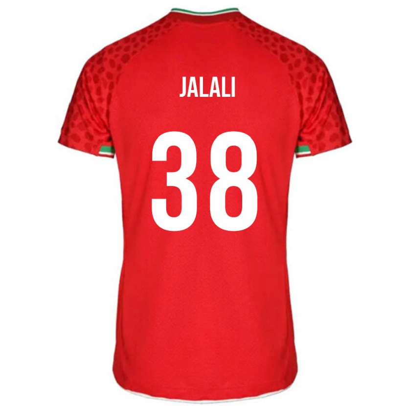 Danxen Barn Iran Abolfazl Jalali #38 Röd Vit Bortatröja Matchtröjor 26-28 Tröjor T-Tröja