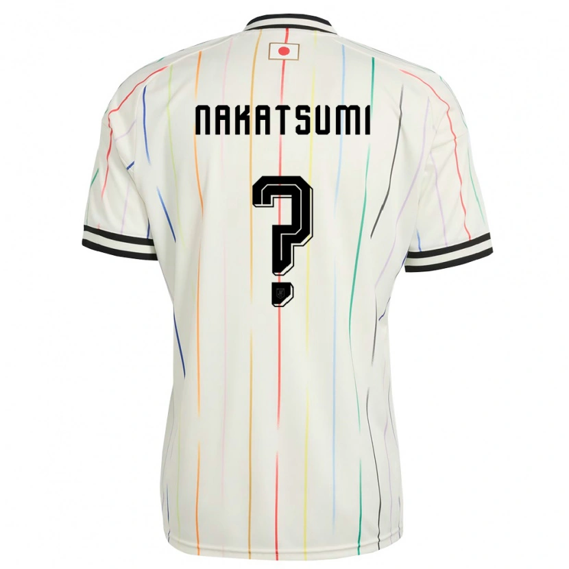 Danxen Barn Japan Naru Nakatsumi #0 Vit Svart Bortatröja Matchtröjor 26-28 Tröjor T-Tröja