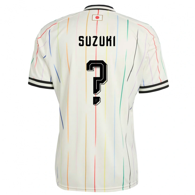 Danxen Barn Japan Zion Suzuki #0 Vit Svart Bortatröja Matchtröjor 26-28 Tröjor T-Tröja