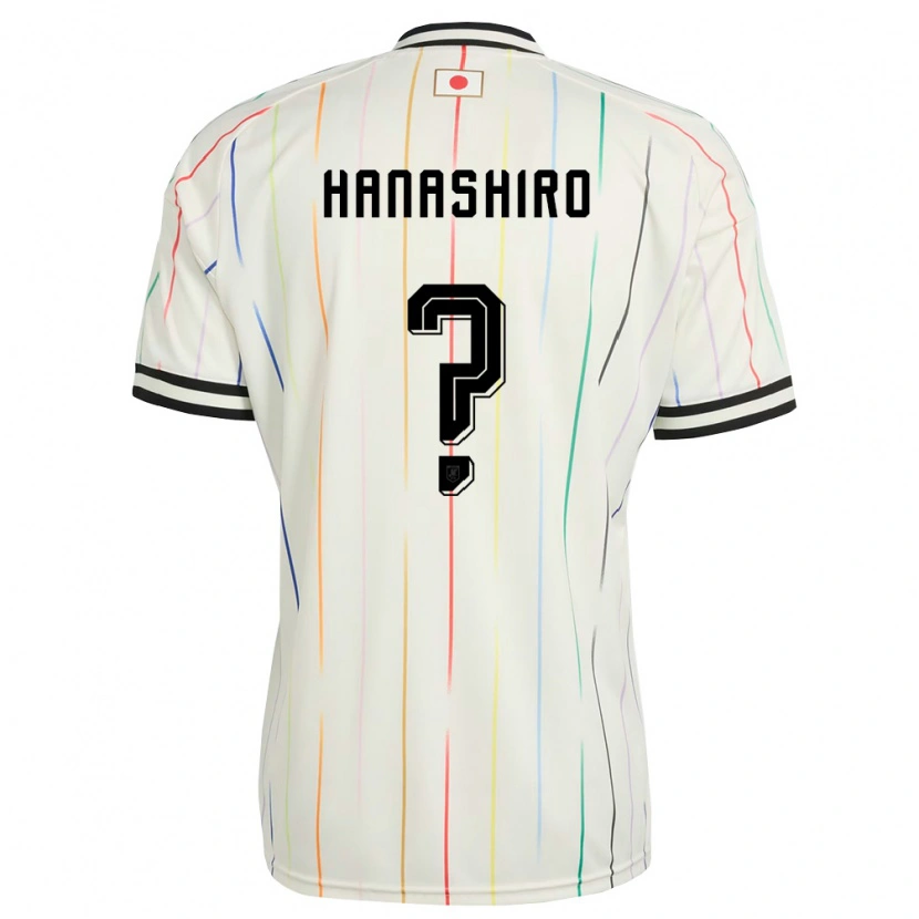 Danxen Barn Japan Rinto Hanashiro #0 Vit Svart Bortatröja Matchtröjor 26-28 Tröjor T-Tröja