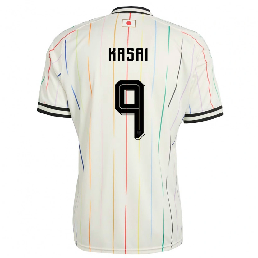 Danxen Barn Japan Mibuki Kasai #9 Vit Svart Bortatröja Matchtröjor 26-28 Tröjor T-Tröja