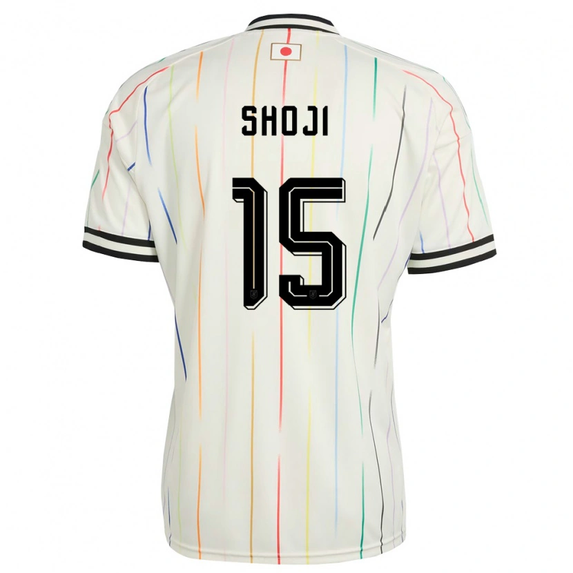 Danxen Barn Japan Eito Shoji #15 Vit Svart Bortatröja Matchtröjor 26-28 Tröjor T-Tröja