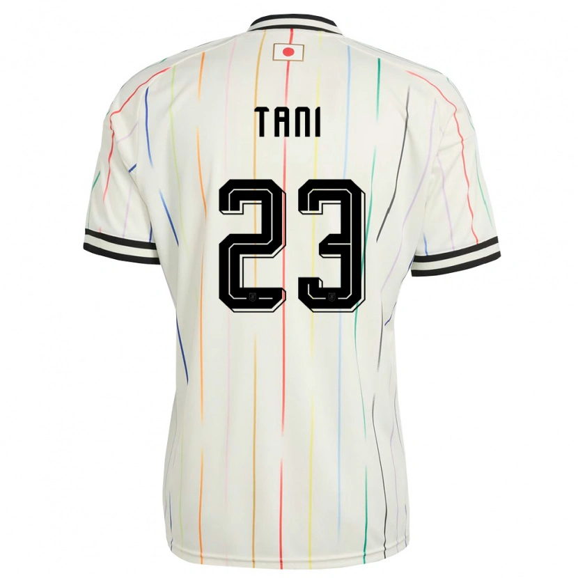 Danxen Barn Japan Kosei Tani #23 Vit Svart Bortatröja Matchtröjor 26-28 Tröjor T-Tröja