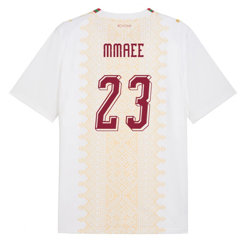 Danxen Barn Marocko Ryan Mmaee #23 Vit Guld Röd Bortatröja Matchtröjor 26-28 Tröjor T-Tröja