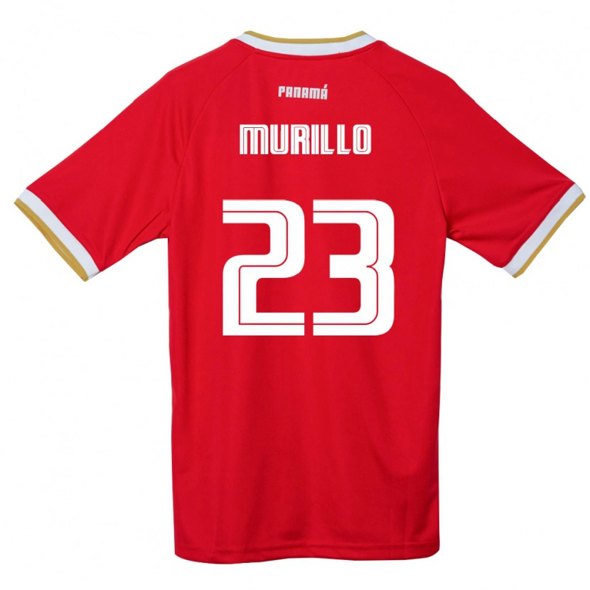 Danxen Män Panama Amir Murillo #23 Röd Brun Vit Hemmatröja Matchtröjor 26-28 Tröjor T-Tröja