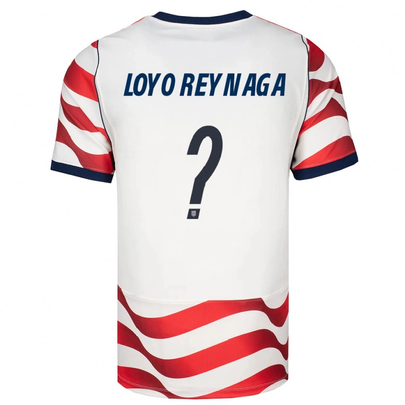 Danxen Män Usa Zamir Loyo Reynaga #0 Röd Vit Svart Hemmatröja Matchtröjor 26-28 Tröjor T-Tröja