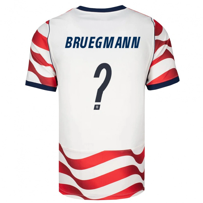 Danxen Män Usa Lukas Bruegmann #0 Röd Vit Svart Hemmatröja Matchtröjor 26-28 Tröjor T-Tröja