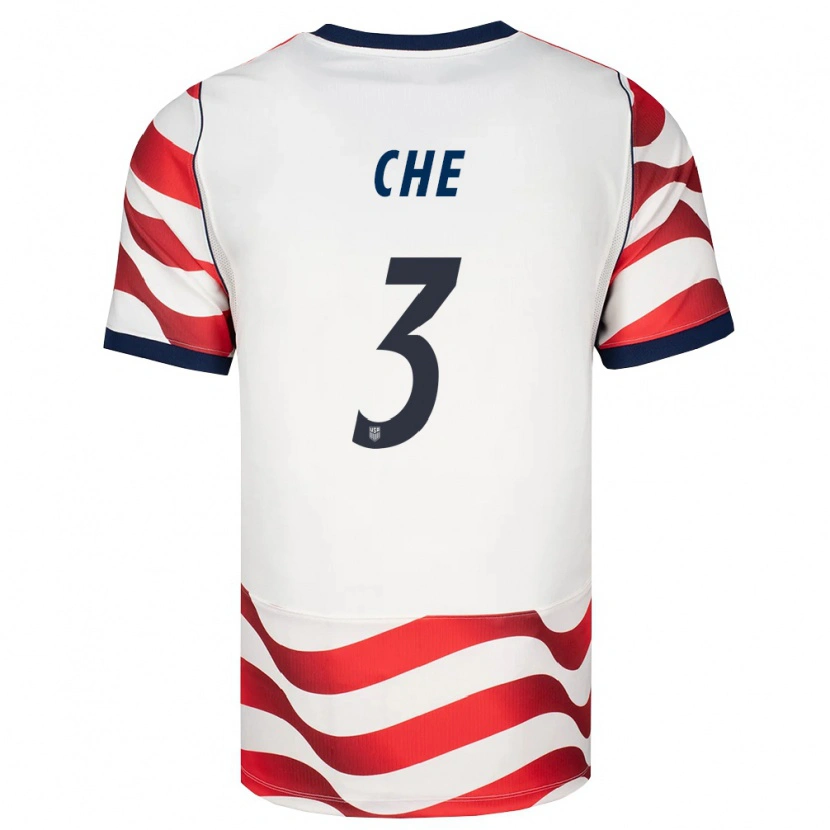 Danxen Män Usa Justin Che #3 Röd Vit Svart Hemmatröja Matchtröjor 26-28 Tröjor T-Tröja
