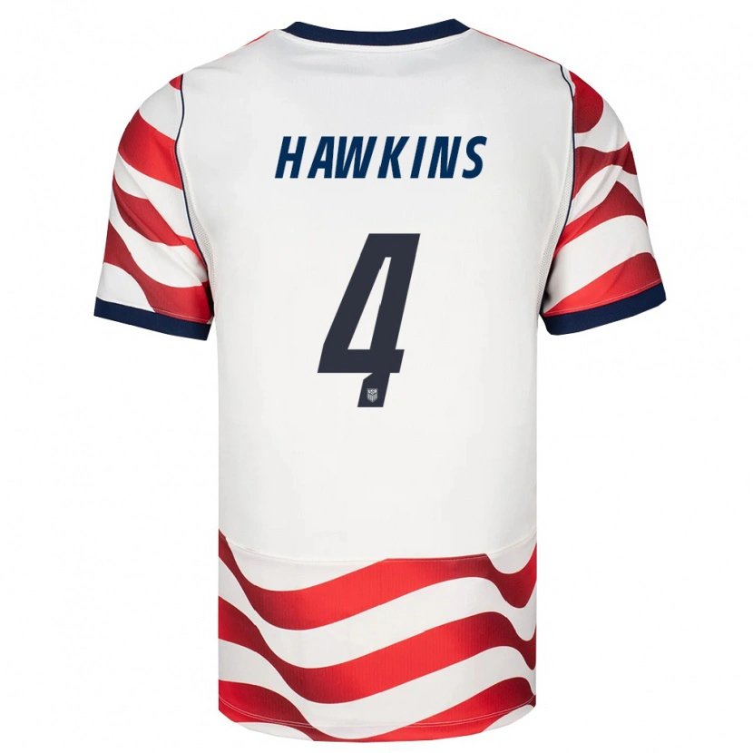 Danxen Män Usa Stuart Hawkins #4 Röd Vit Svart Hemmatröja Matchtröjor 26-28 Tröjor T-Tröja