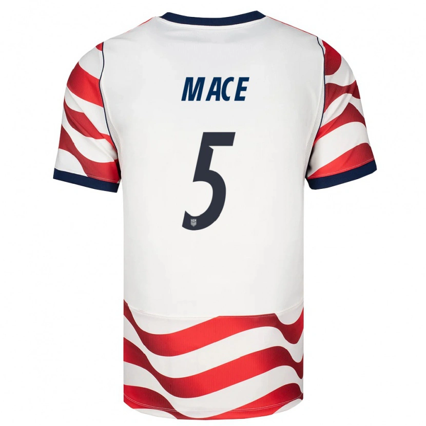 Danxen Män Usa Hailie Mace #5 Röd Vit Svart Hemmatröja Matchtröjor 26-28 Tröjor T-Tröja